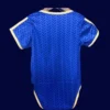 Italy baby home blue onesie 26/27 back with snap details.
