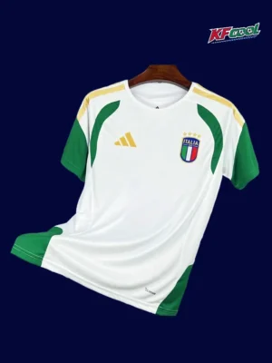 Italy white training shirt 26/27 fans version front, sport cut.