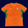 Ivory Coast home jersey 26/27 fans version front, orange-green design.