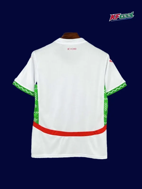 Back view of Morocco 25/26 away white shirt