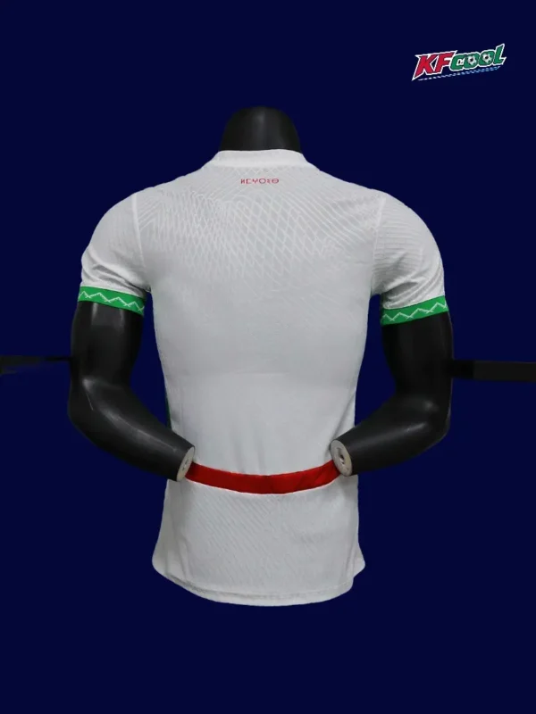 Back view of Morocco 25/26 away white player version shirt