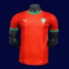 Morocco 25/26 home red football shirt front player version