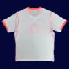 Netherlands away white jersey 26/27 fans version back with seam detail.