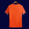 Back view of Netherlands 2024 home orange fans jersey