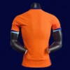 Back view of Netherlands 2024 home orange player jersey