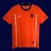 Netherlands 2010 home orange retro football jersey front