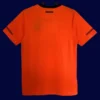 Back view of Netherlands 2010 home orange retro jersey