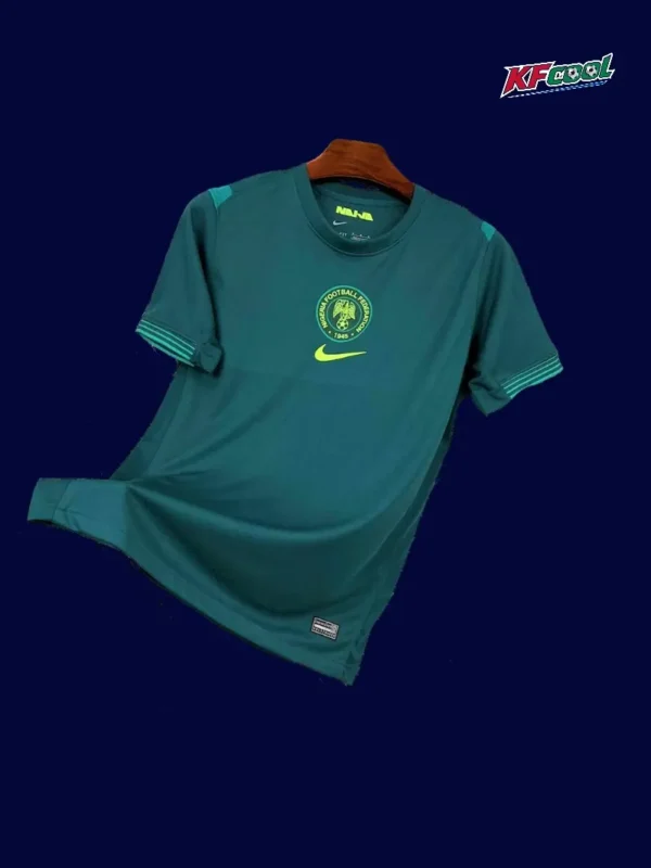 Nigeria 25/26 away green football shirt front fans version