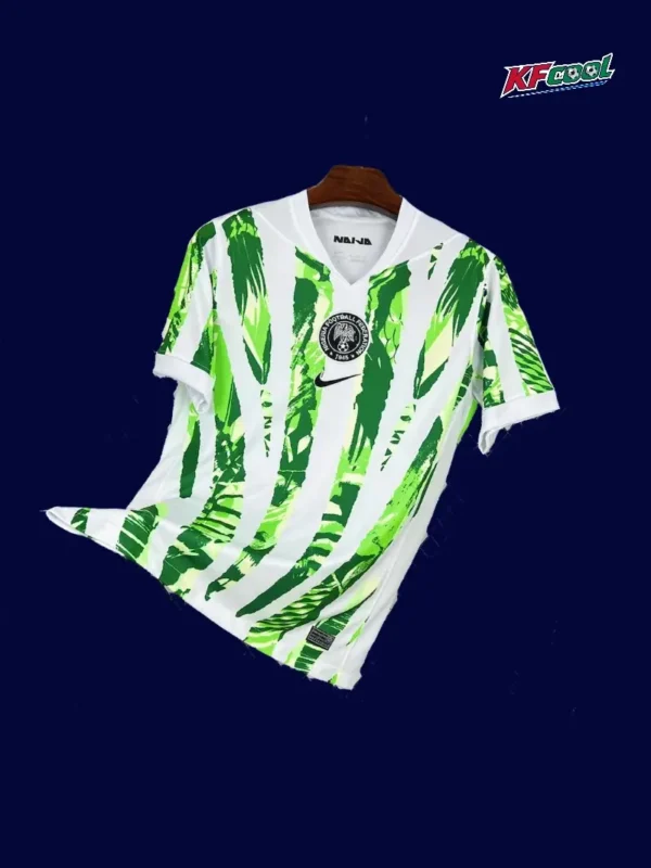 Nigeria 25/26 home white football shirt front fans version