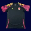 Peru 24/25 away black football jersey front fans version