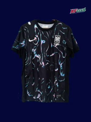 South Korea 24/25 away black football jersey front fans version