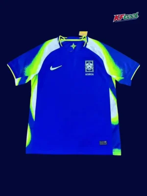South Korea 25/26 away blue football jersey front fans version