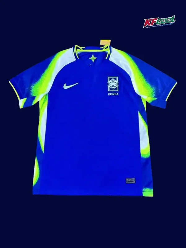 South Korea 25/26 away blue football jersey front fans version