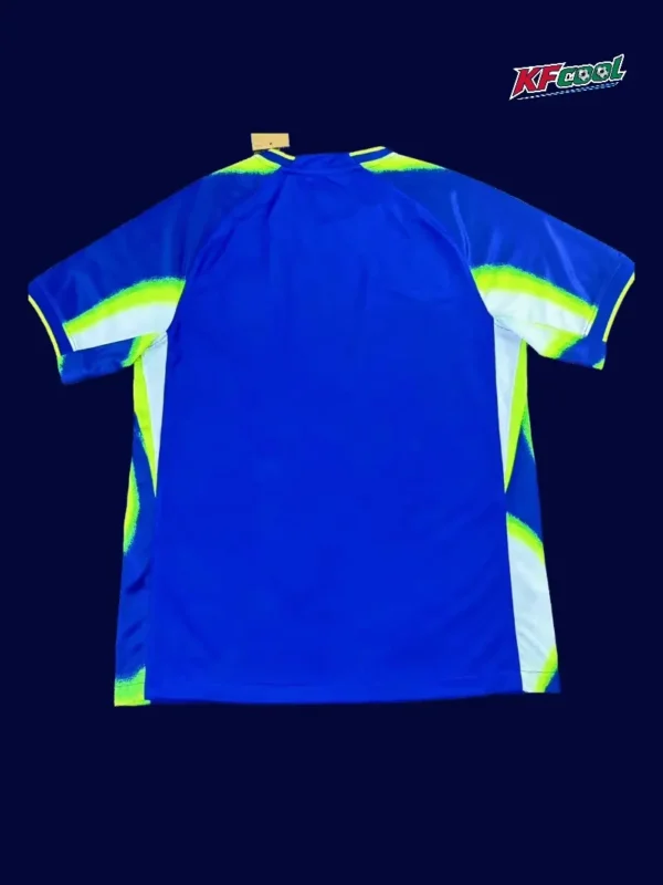 Back view of South Korea 25/26 away blue fans jersey