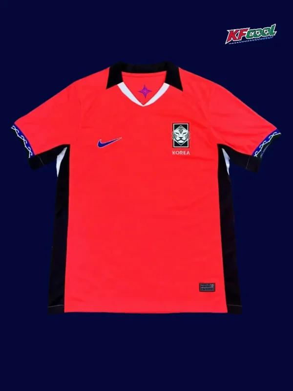 South Korea 25/26 home red football jersey front fans version