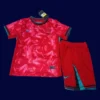 South Korea kids 24/25 home red football kit front