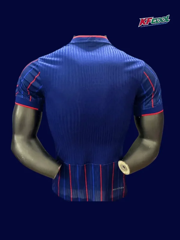 Back view of United States 25/26 away player jersey
