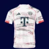 Kane 9 Bayern Munich away white jersey 25/26 player version front slim fit