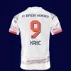 Kane 9 Bayern Munich away white player jersey 25/26 back view