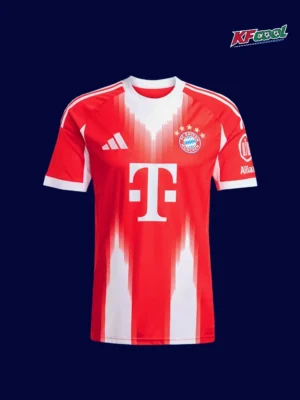 Kane 9 Bayern Munich home red jersey 25/26 front official design