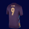 Kane 9 England away jersey 24/25 back view printed detail