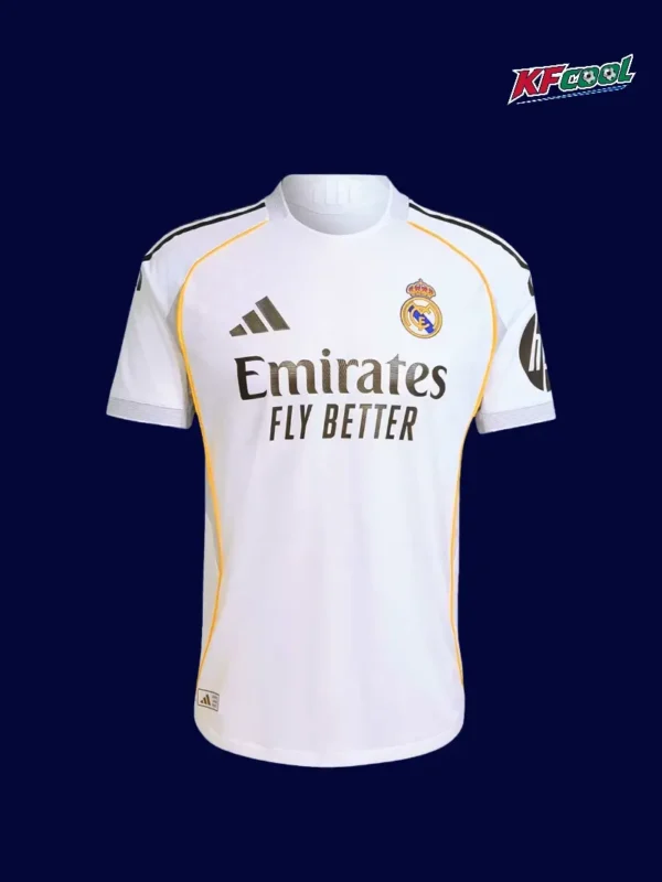 Modrić 10 Real Madrid home white jersey 25/26 player version front