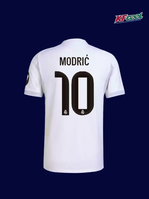 Modrić 10 Real Madrid home white player jersey 25/26 back