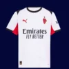 Modrić 14 AC Milan away white jersey 25/26 front official design