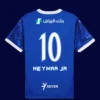 Neymar JR 10 Al Hilal home blue jersey 24/25 back view