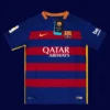 Neymar JR 11 Barcelona home retro jersey 15/16 front classic look