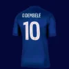 O.Dembélé 10 PSG home blue jersey 25/26 back view