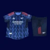 Arsenal Away Blue Kids kits 2526 Player Version B - KFCool – Football Jerseys & Soccer Kits Store Arsenal away blue jersey back number ventilation mesh 25/26