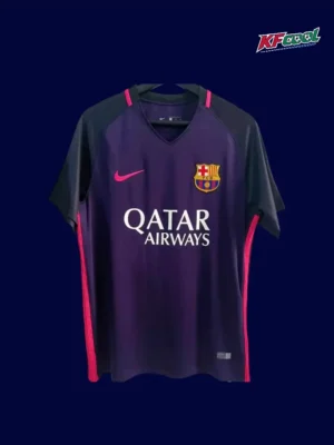 Barcelona 16-17 Retro Away Front dark replica match-ready jersey