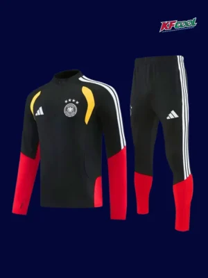 Germany Black Half Pull Tracksuit 26/27