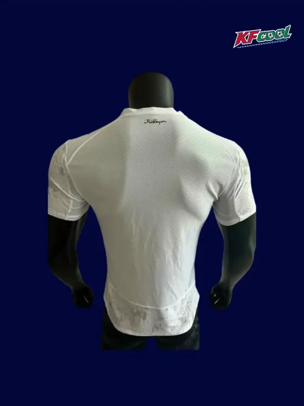 Man City 25/26 Away White Player Jersey Back Photo