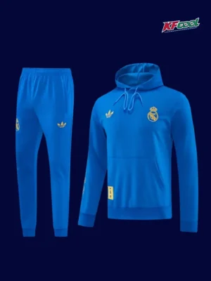 Real Madrid Fancy blue Hoodie Tracksuit 26/27
