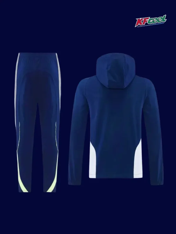 Real Madrid Royal blue Hoodie Tracksuit 2627B - KFCool – Football Jerseys & Soccer Kits Store